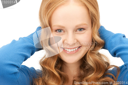 Image of happy and smiling woman