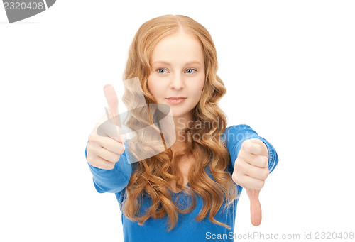 Image of thumbs up and thumbs down