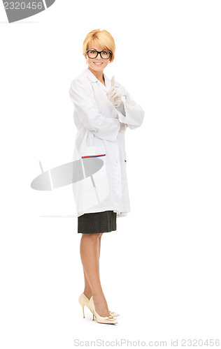 Image of attractive female doctor