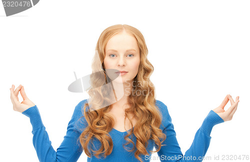Image of woman in meditation