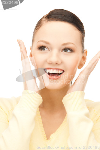 Image of surprised woman face