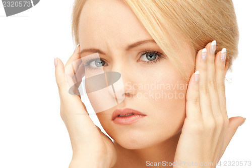 Image of unhappy woman