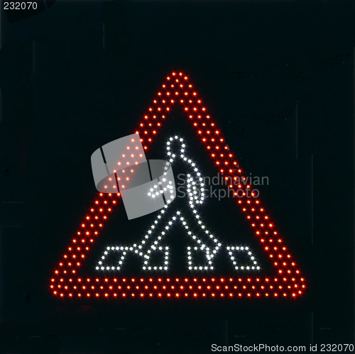 Image of Warning Walking People