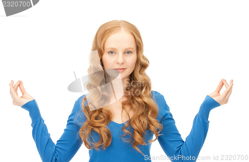 Image of woman in meditation
