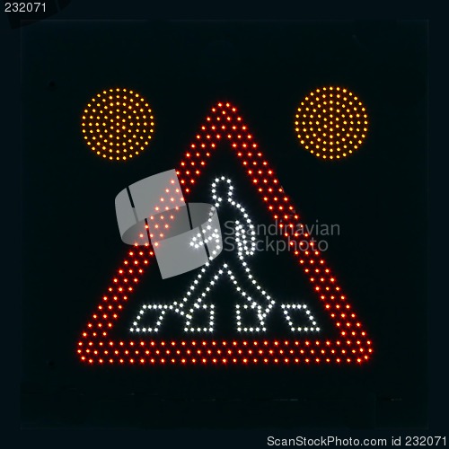 Image of Warning Walking People