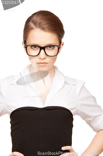 Image of calm and friendly woman