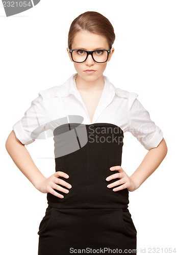 Image of calm and friendly woman