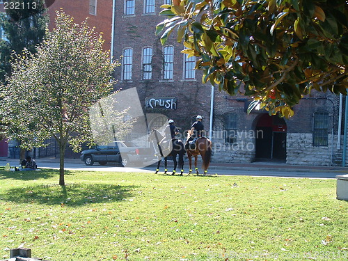 Image of Mounted Police in the Park