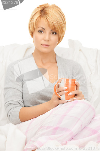 Image of woman with cup