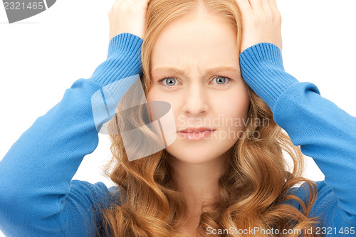 Image of unhappy woman