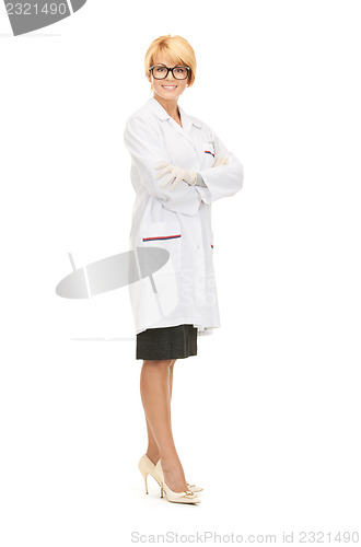 Image of attractive female doctor