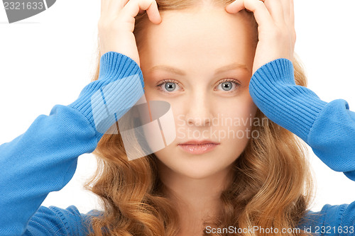 Image of unhappy woman