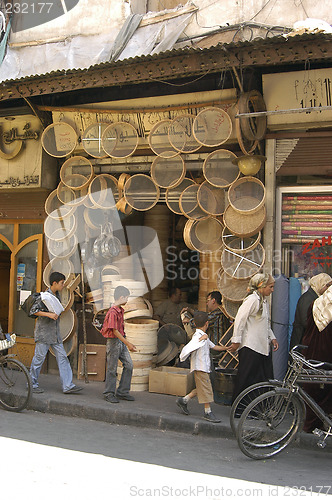 Image of Old Town Damascus - Sieves shop