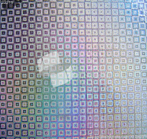 Image of Patterns on a shiny metal lid