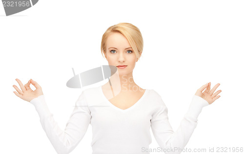 Image of woman in meditation