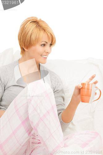Image of woman with cup