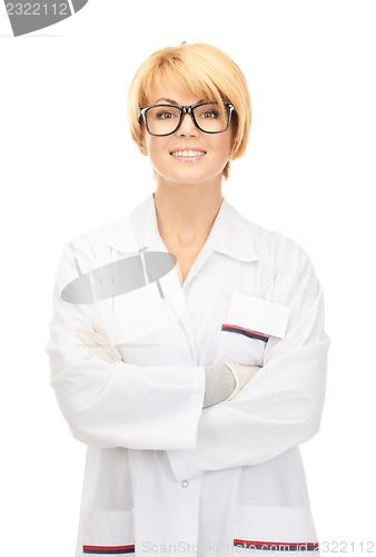 Image of attractive female doctor