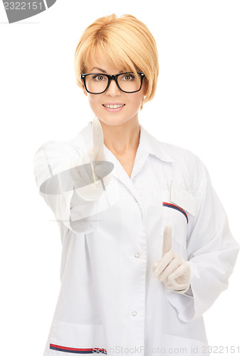 Image of attractive female doctor