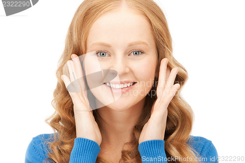 Image of happy and smiling woman