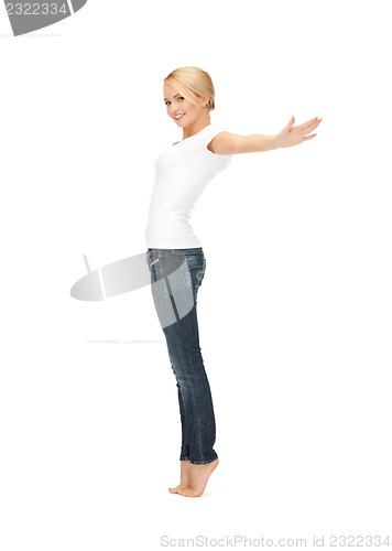 Image of happy and carefree teenage girl