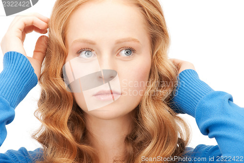 Image of unhappy woman