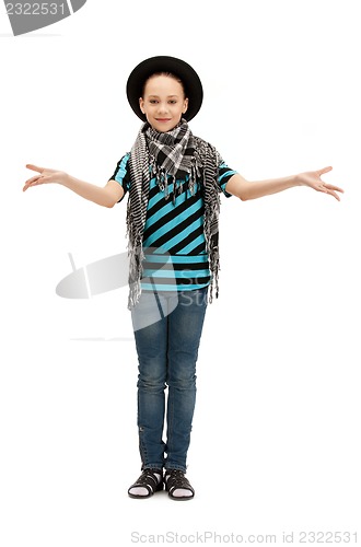 Image of happy and carefree teenage girl
