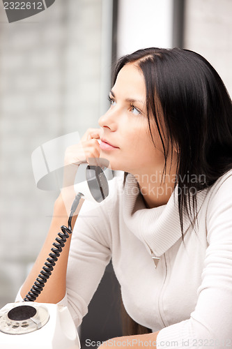 Image of businesswoman with phone