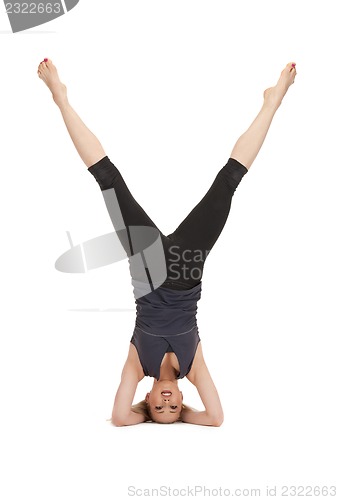 Image of lovely fitness instructor