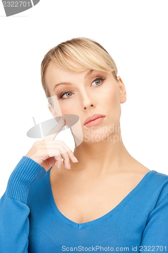 Image of calm and friendly woman