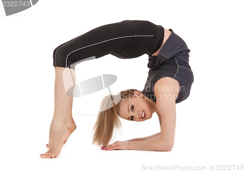 Image of lovely fitness instructor