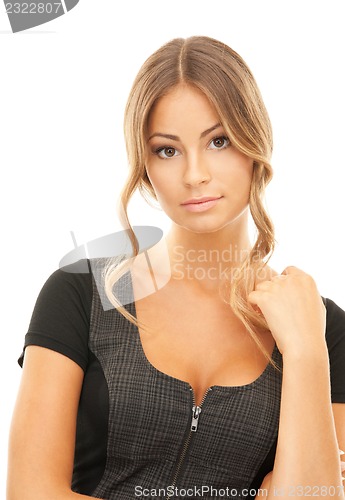 Image of lovely woman in elegant dress