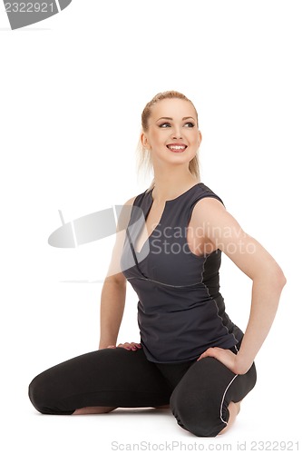 Image of lovely fitness instructor