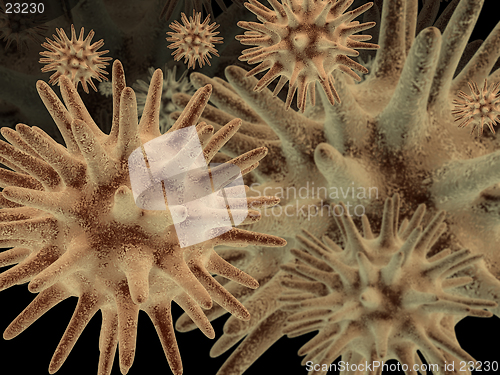 Image of 3d microbes #1
