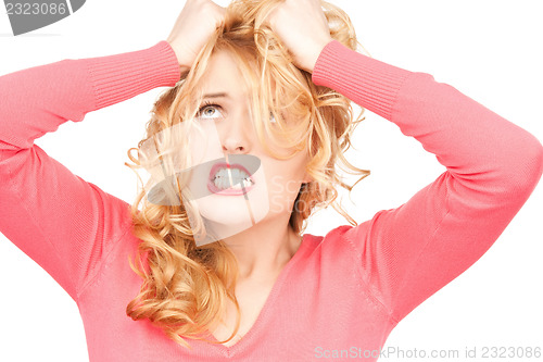 Image of unhappy woman