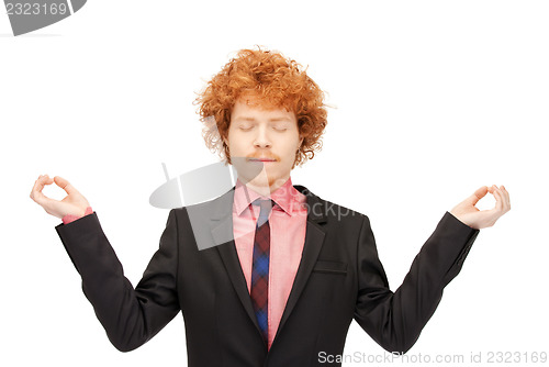 Image of man in meditation