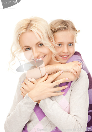 Image of happy mother and little girl