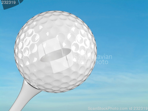 Image of white golf balls