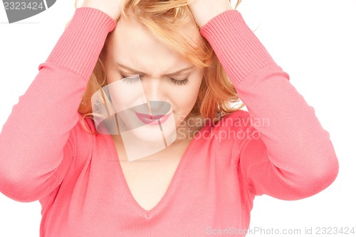 Image of unhappy woman