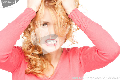 Image of unhappy woman