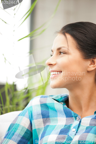 Image of happy and smiling woman
