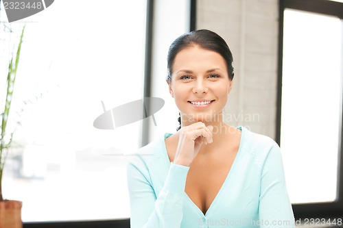 Image of happy and smiling woman