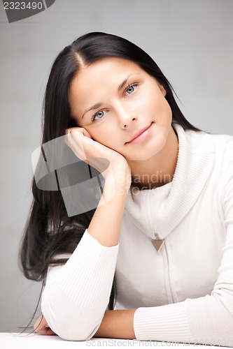 Image of happy and smiling woman