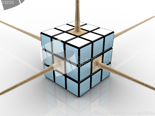 Image of 3d Rubik's cube #2