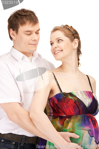 Image of pregnant couple waiting for baby