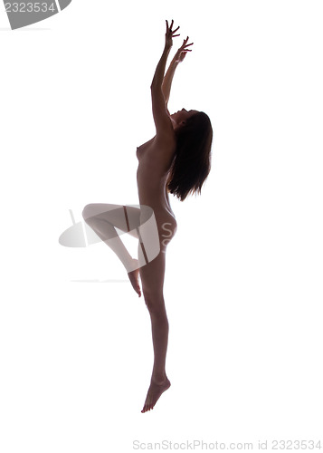 Image of dancing naked woman