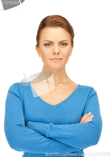 Image of calm and friendly woman