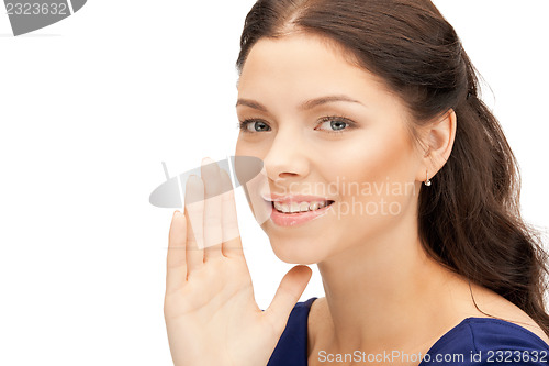 Image of woman whispering gossip