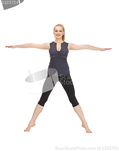 Image of lovely fitness instructor