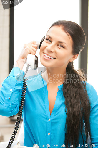 Image of woman with phone