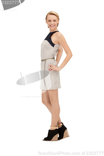 Image of lovely woman in elegant dress
